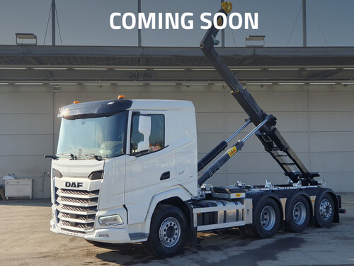 DAF NXF530 8X4 HYVA 30-60 грузовик с крюковым погрузчиком