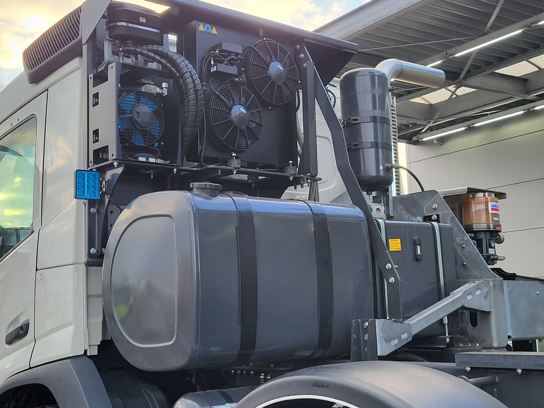 Back of cabin : Volvo FMX 520 Самосвал камион