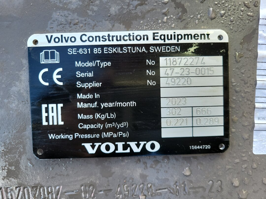 Other : Volvo S40 Ковш экскаватора