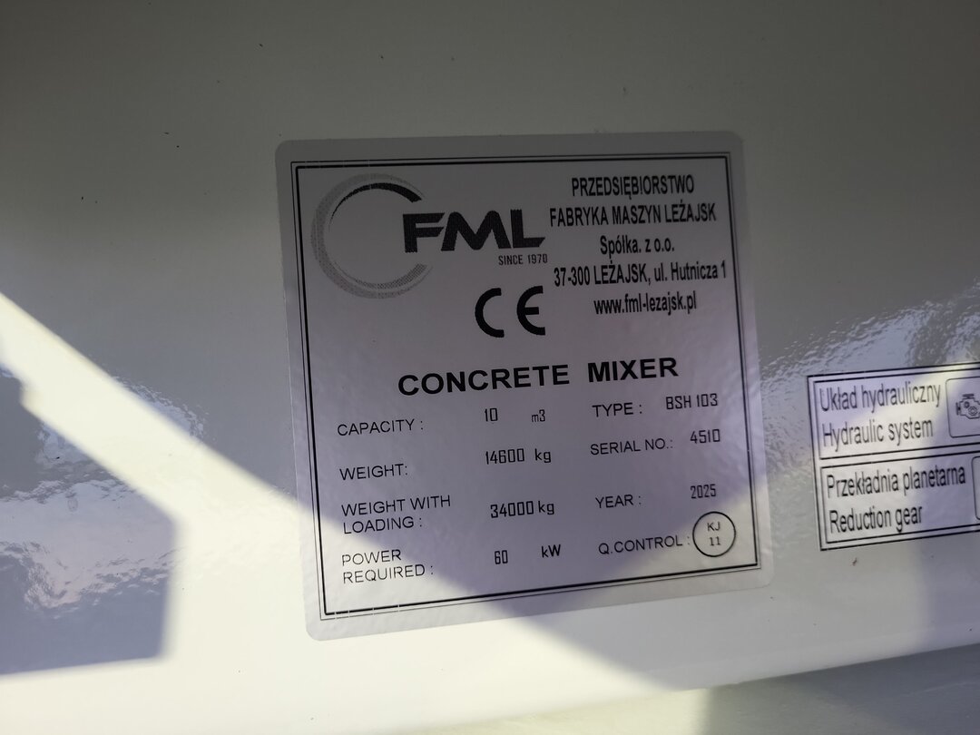 Other : Volvo FMX 430 Concrete mixer Truck