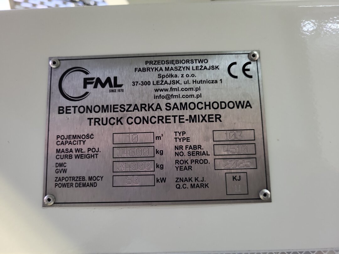 Other : Volvo FMX 430 Concrete mixer Truck