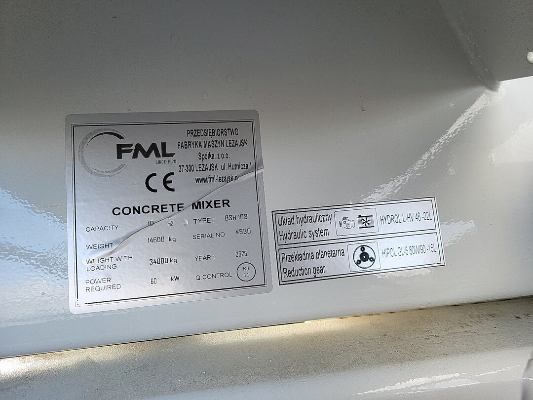 Other : Volvo FMX 430 Бетоновоз камион