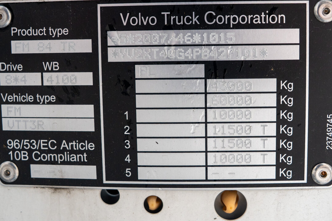 Other : Volvo FM 500 грузовик с крюковым погрузчиком