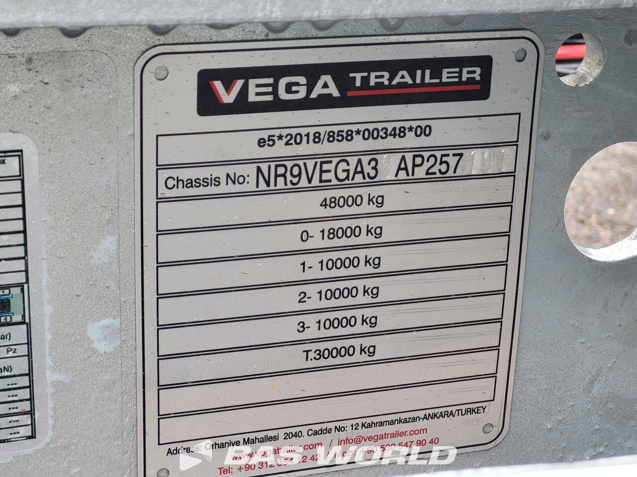 Other : VEGA Trailer Car/Truck Transporter Semi Trailer