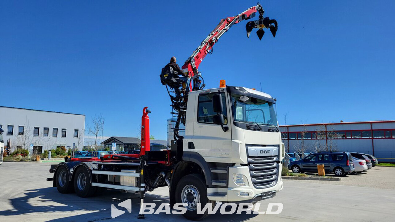 Other : DAF CF 430 6X2 Hiab Multilift ULT21S53 hooklift truck