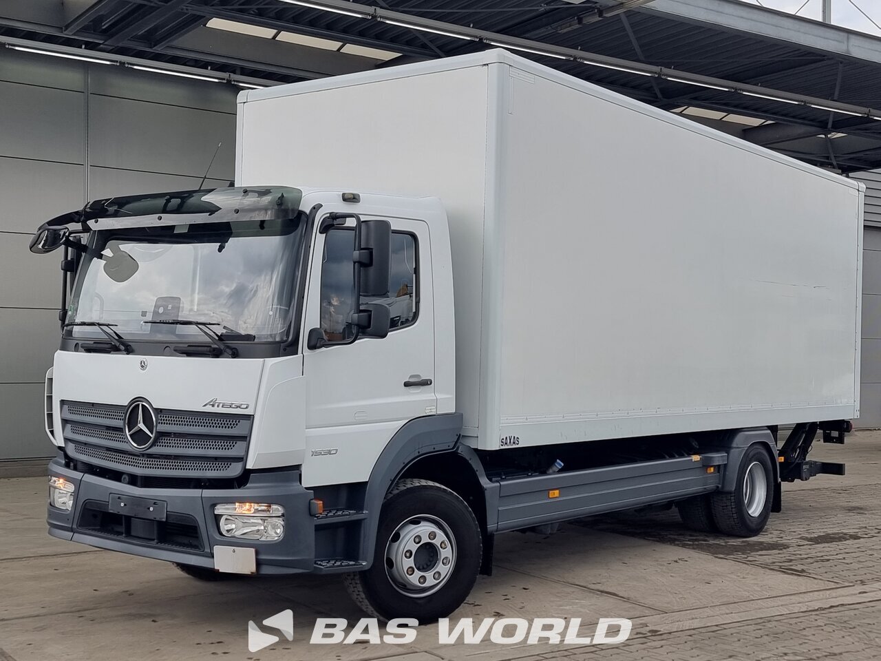 Front left : Mercedes Atego 1530 4X2 Saxas Containere pentru furgonetă