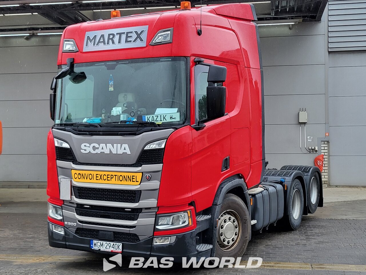 Front left : Scania R500 6X2 وحدات الجر