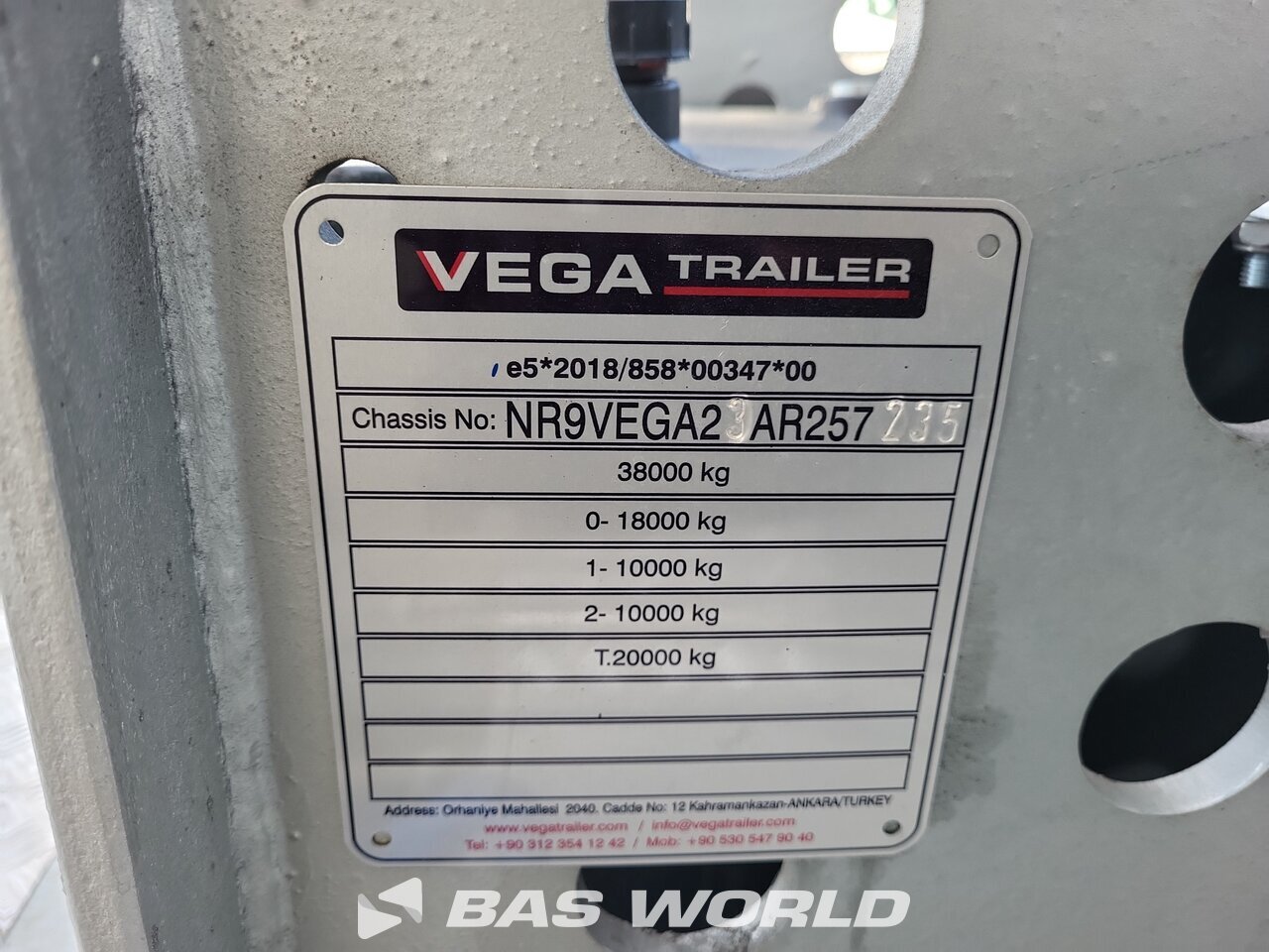 Other : Vega Euromax Semiremorcă pentru transport auto/camion