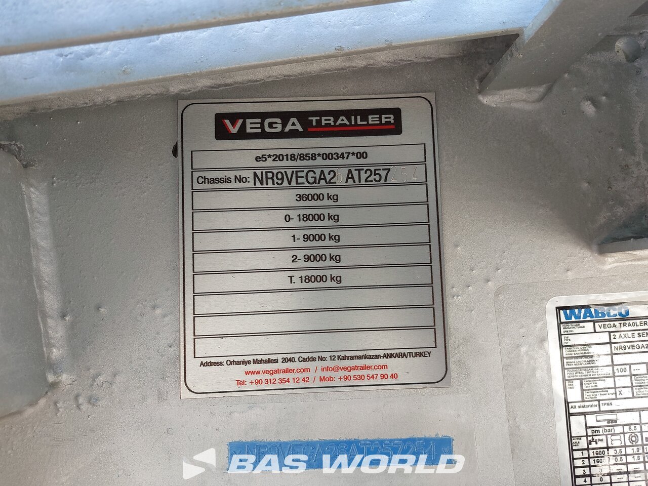 Other : Vega Dieplader oplegger