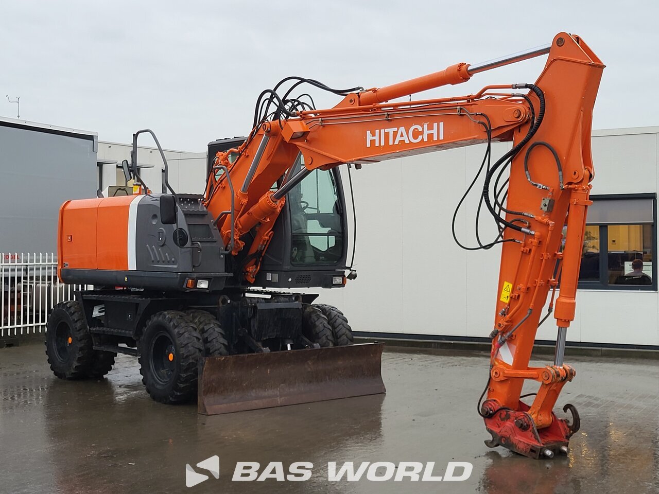 Hitachi ZX140W -3 Wheeled excavator - BAS World