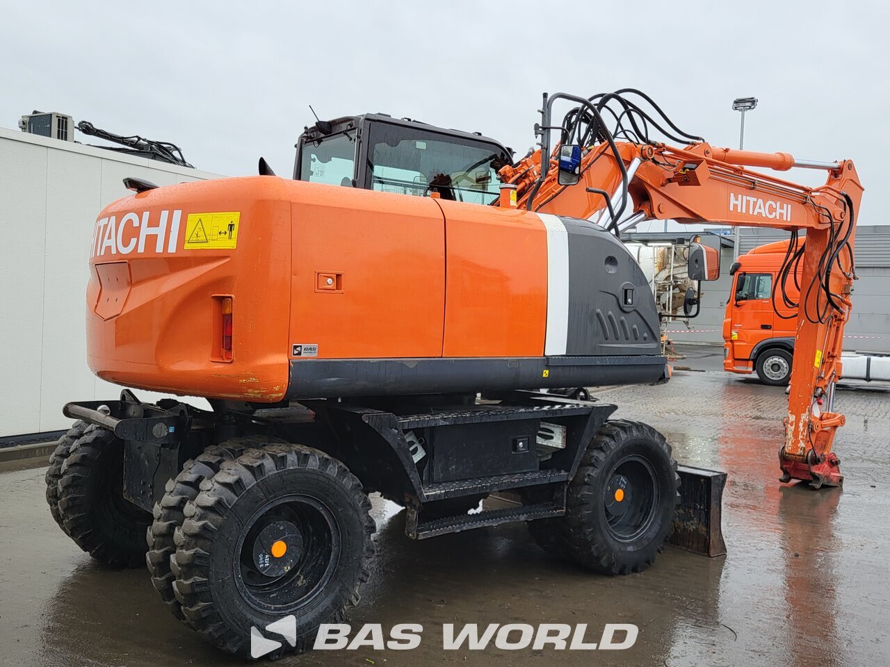 Hitachi ZX140W -3 Wheeled excavator - BAS World