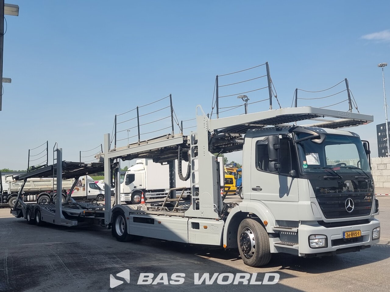 Other : Mercedes Axor 1833 Car/Truck Transporter Truck