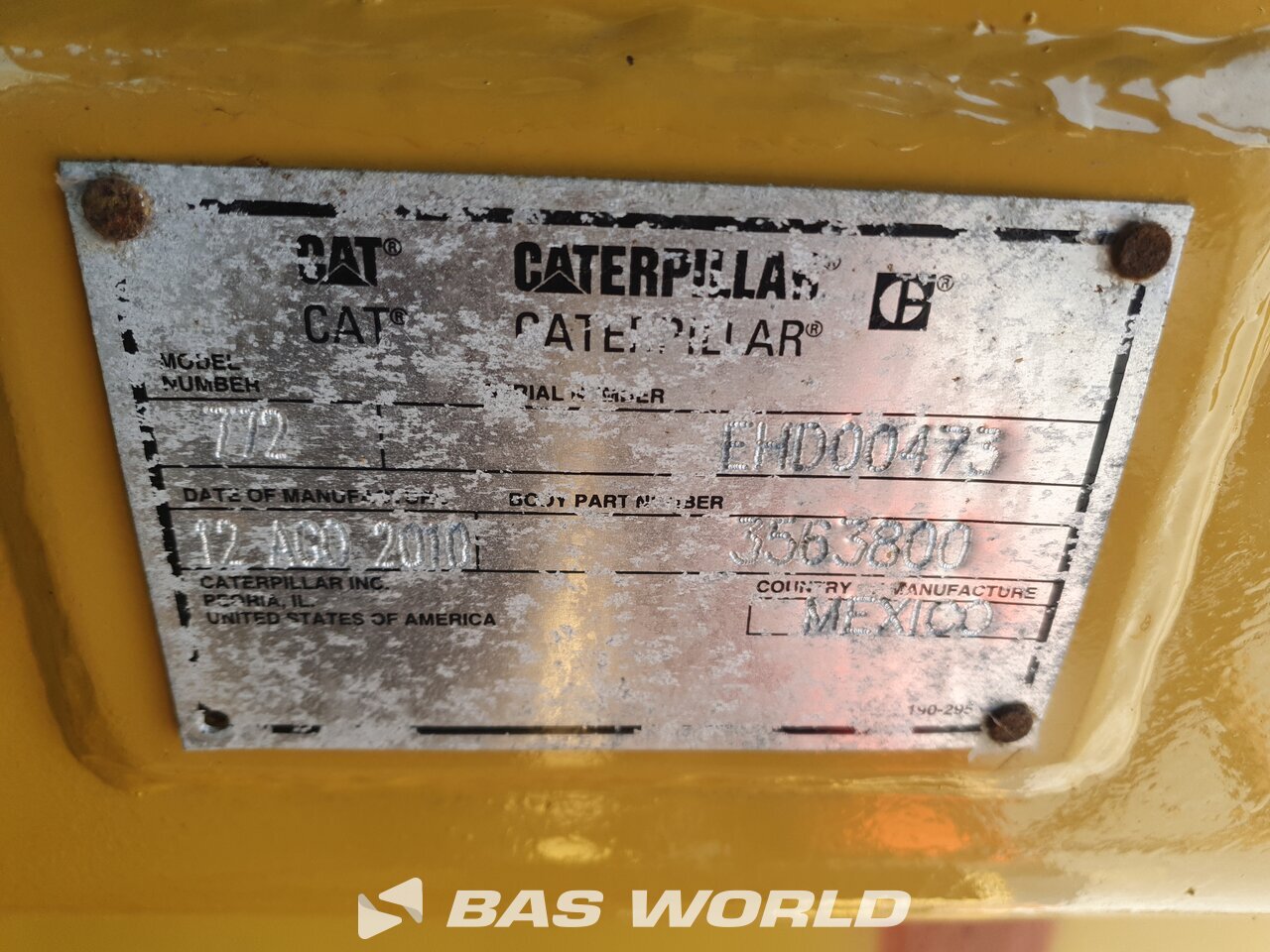 Other : Caterpillar 772 Kruti damper