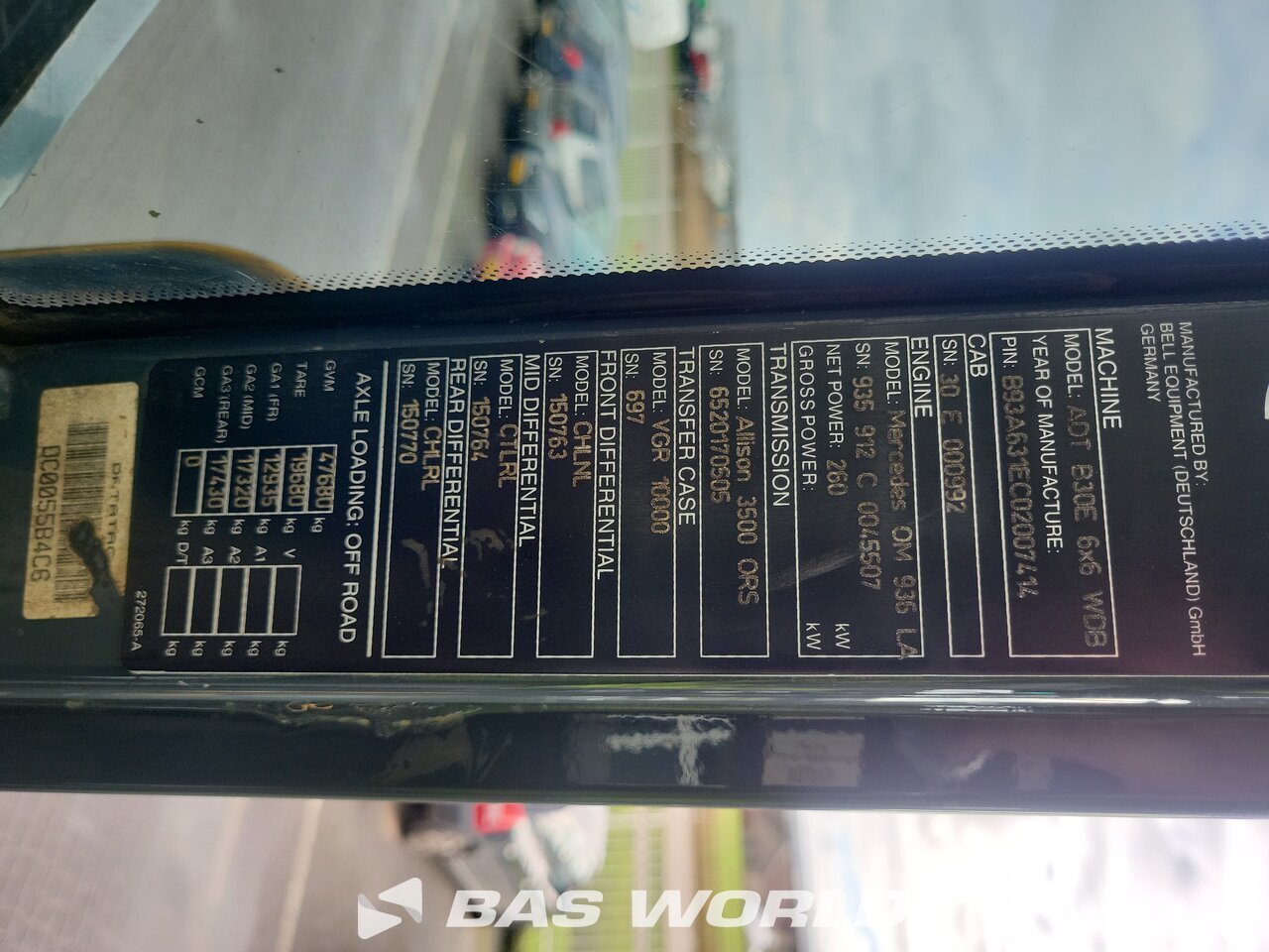 Other : Bell B30 E Tombereau