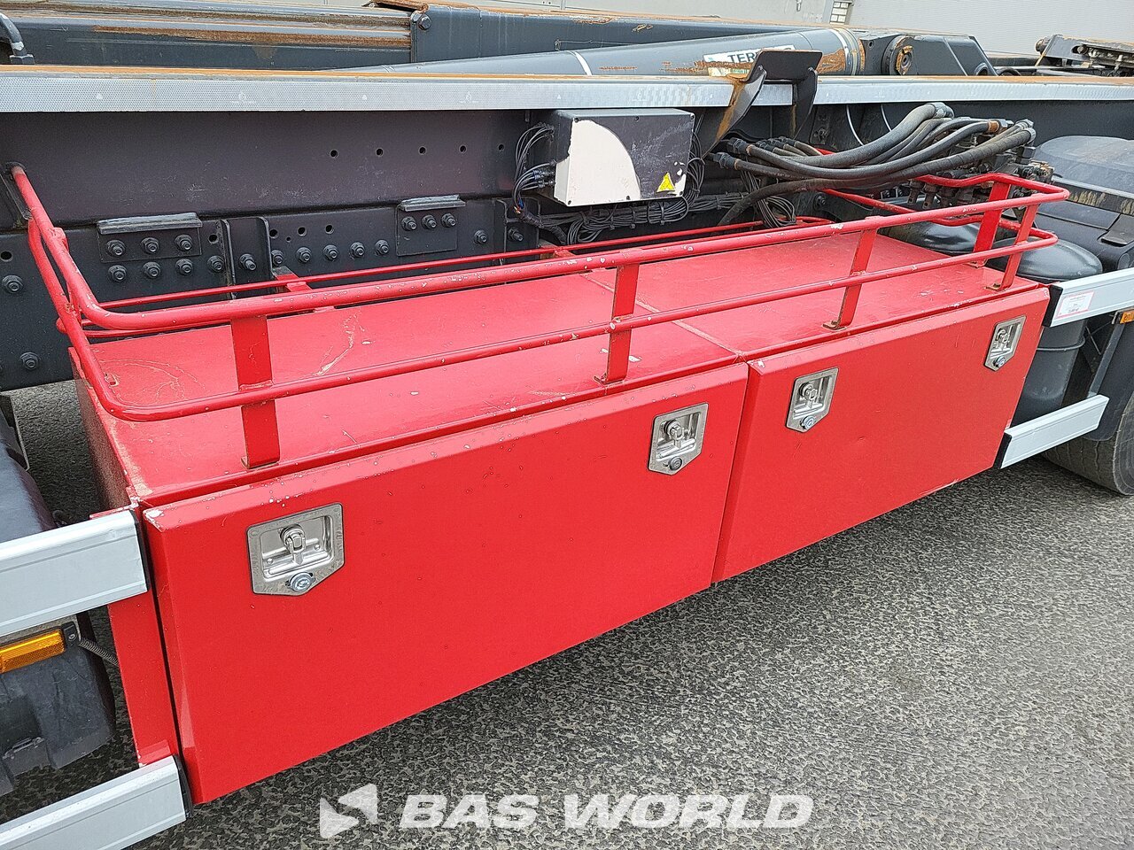 Other : DAF XF 480 6X2 VDL S25-6400 camion à bras