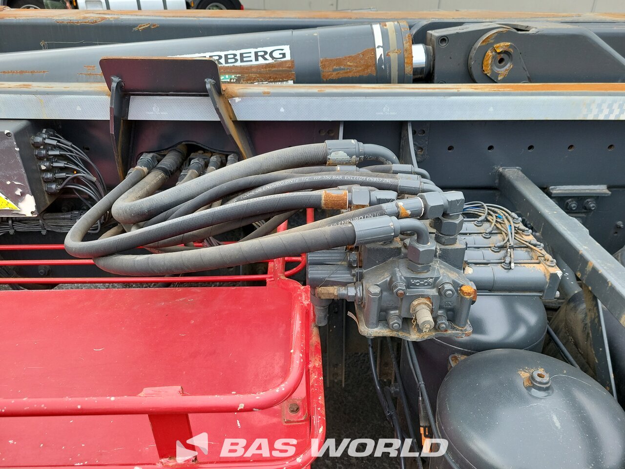 Other : DAF XF 480 6X2 VDL S25-6400 camion à bras