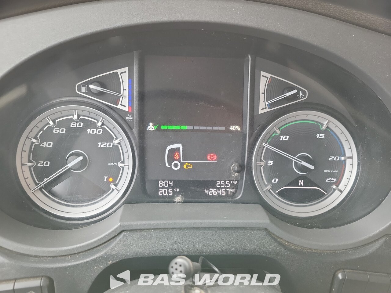 Other : DAF XF 480 6X2 VDL S25-6400 camion à bras