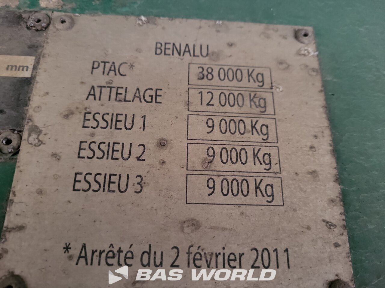 Other : Benalu Semi-remorque Benne