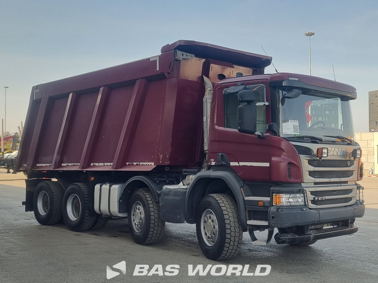 Other : Scania P410 8X4 KH-KIPPER Camion Benne