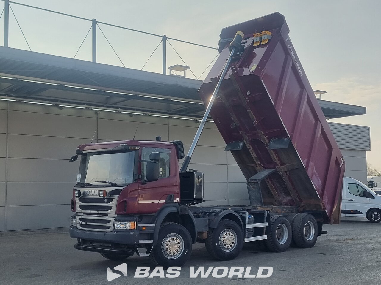 Other : Scania P410 8X4 KH-KIPPER Camion Benne