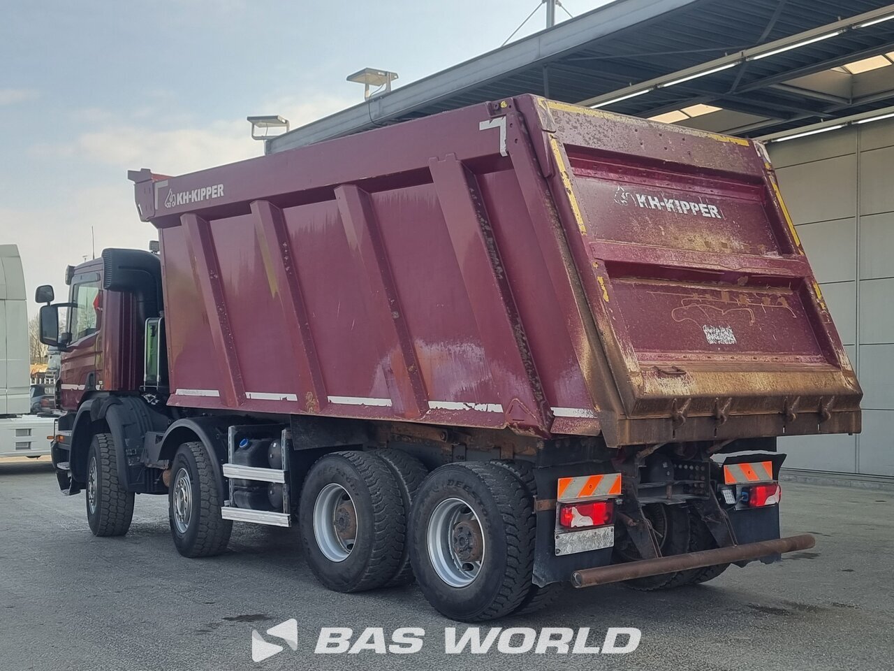 Other : Scania P410 8X4 KH-KIPPER Camion Benne