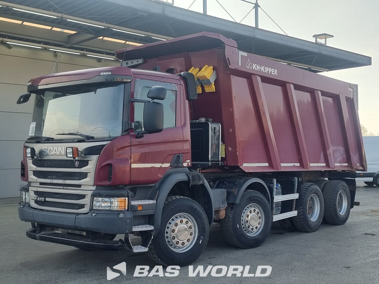 Other : Scania P410 8X4 KH-KIPPER Camion Benne