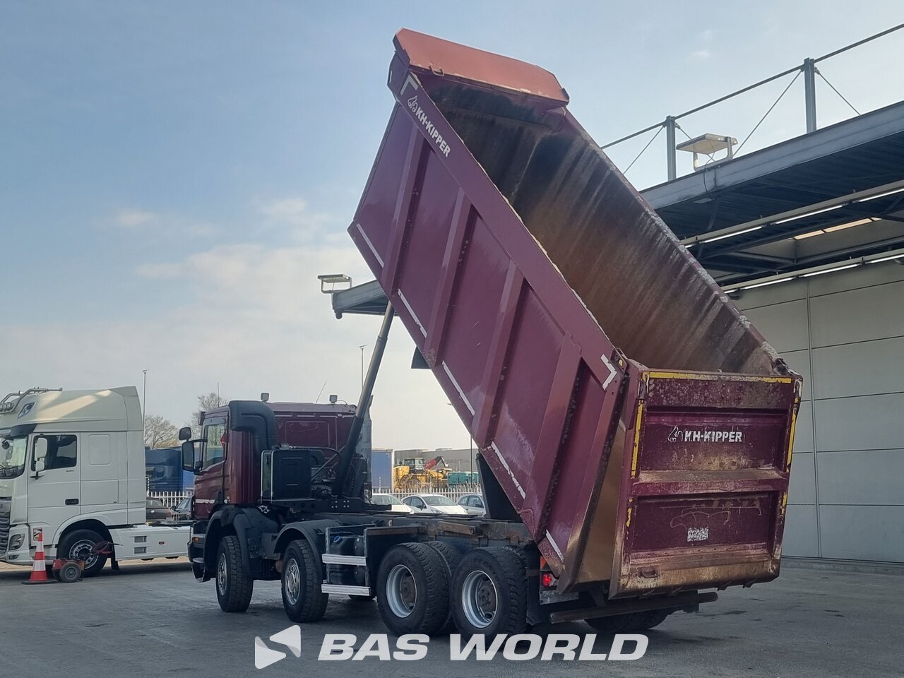 Other : Scania P410 8X4 KH-KIPPER Camion Benne