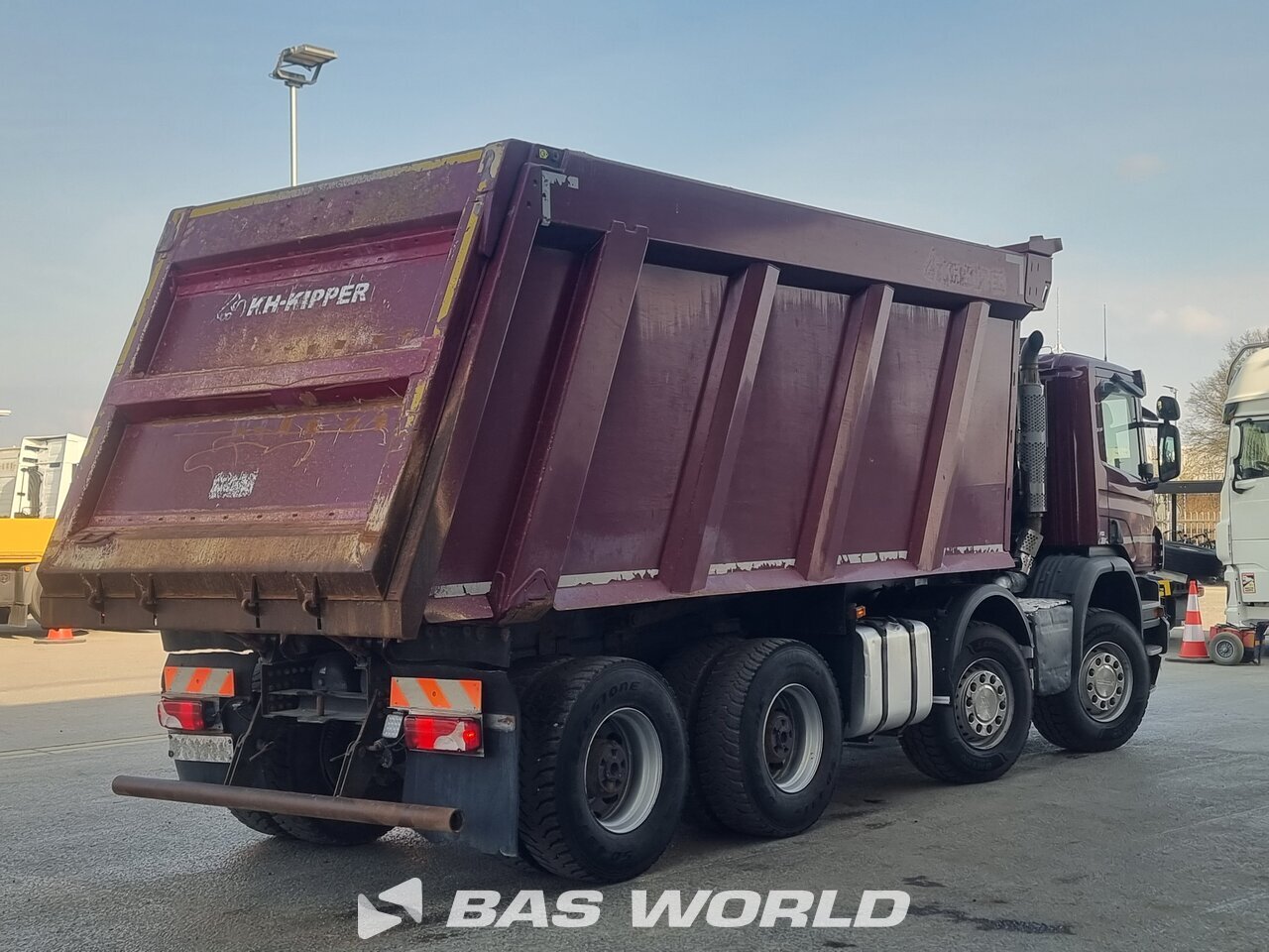 Other : Scania P410 8X4 KH-KIPPER Camion Benne