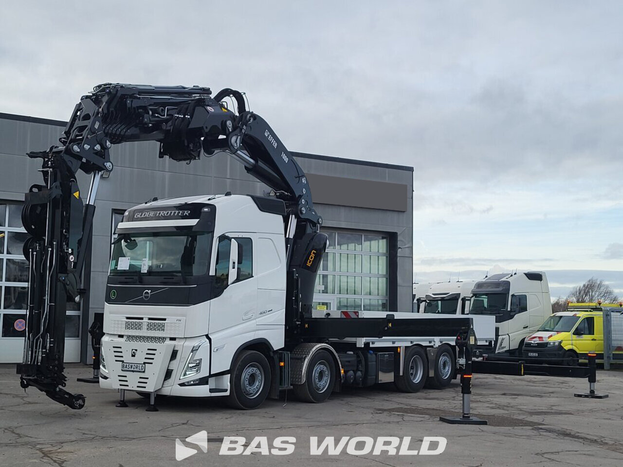 Front left : Volvo FH 460 8X2 Onbekend Camion plateaux