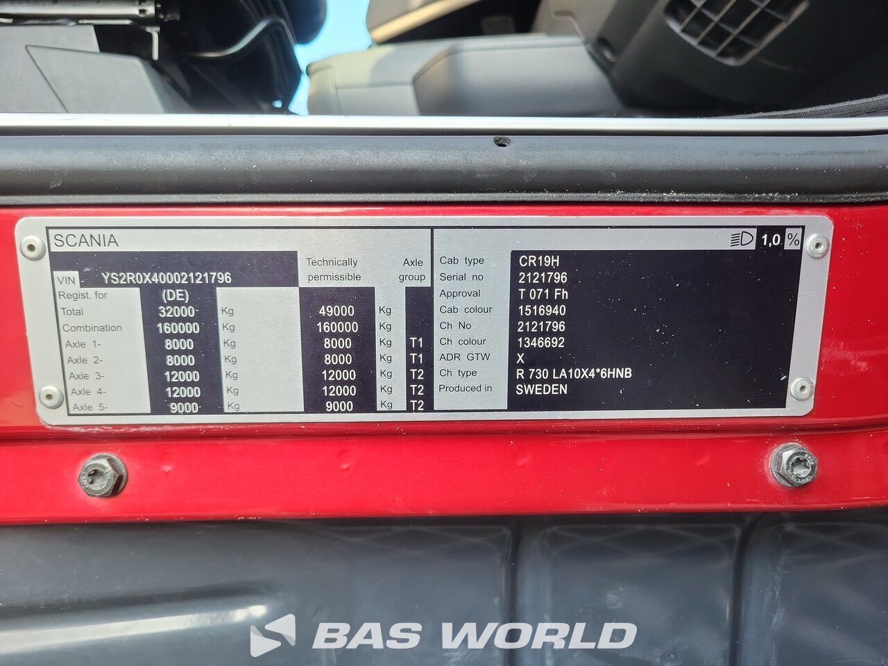 Other : Scania R730 10X4 Tracteur routier