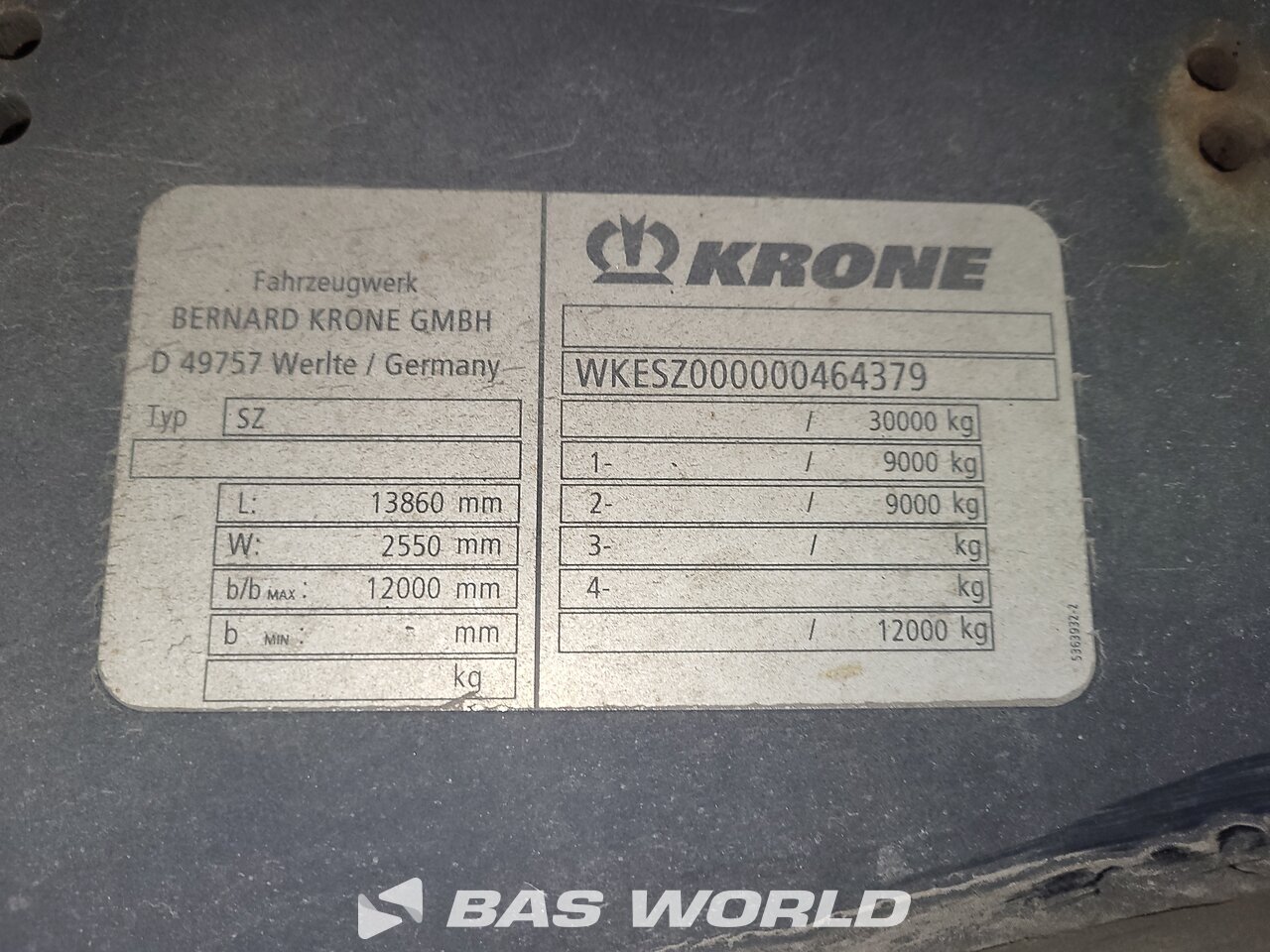 Other : Krone Semi-remorque fourgons