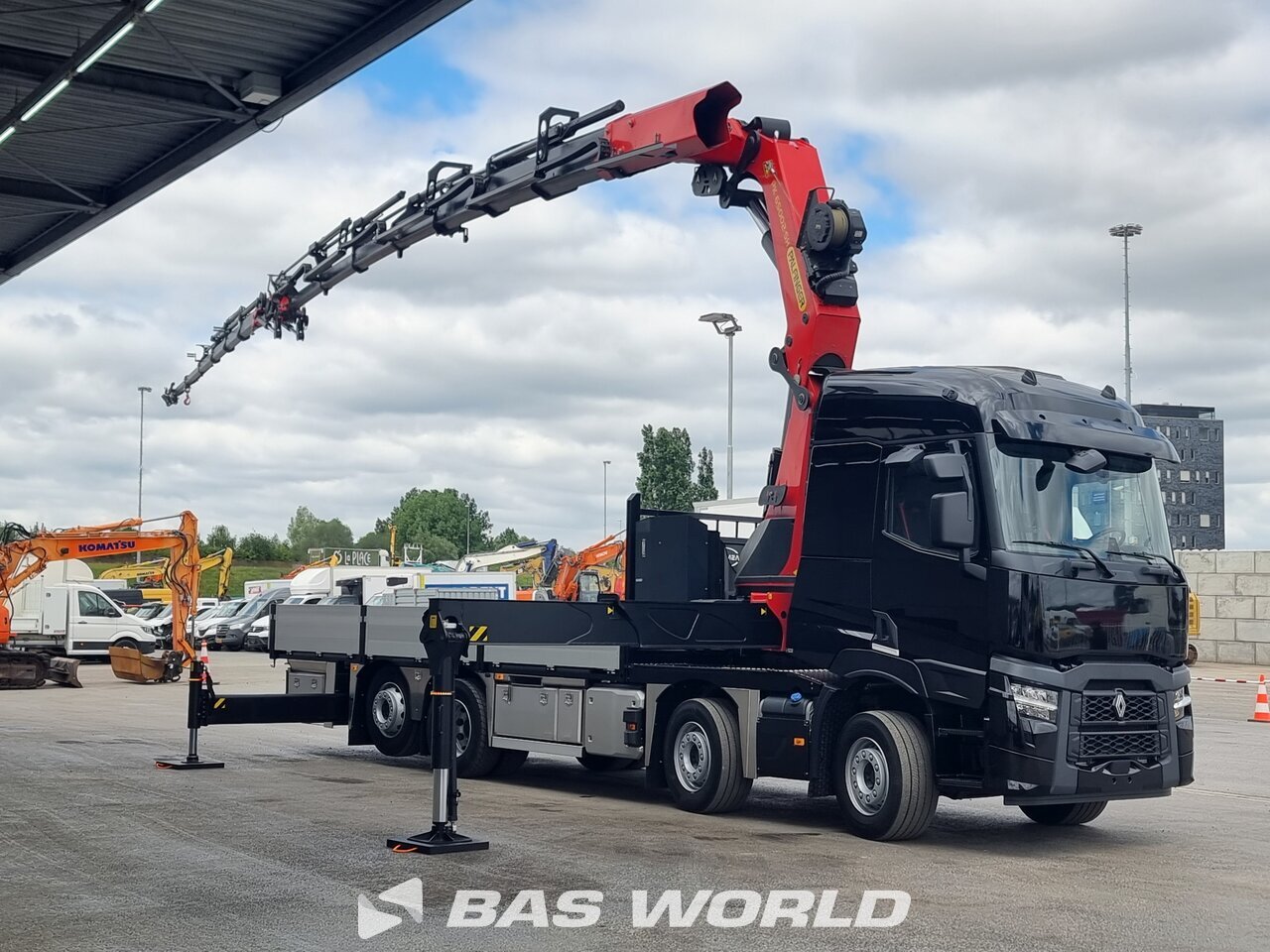 Other : Renault C 520 8X2 Basmorais Camion plateaux