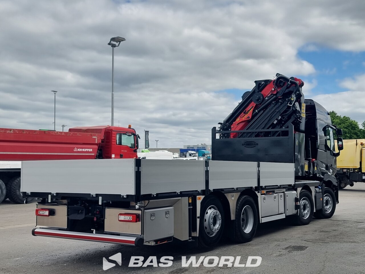 Other : Renault C 520 8X2 Basmorais Camion plateaux