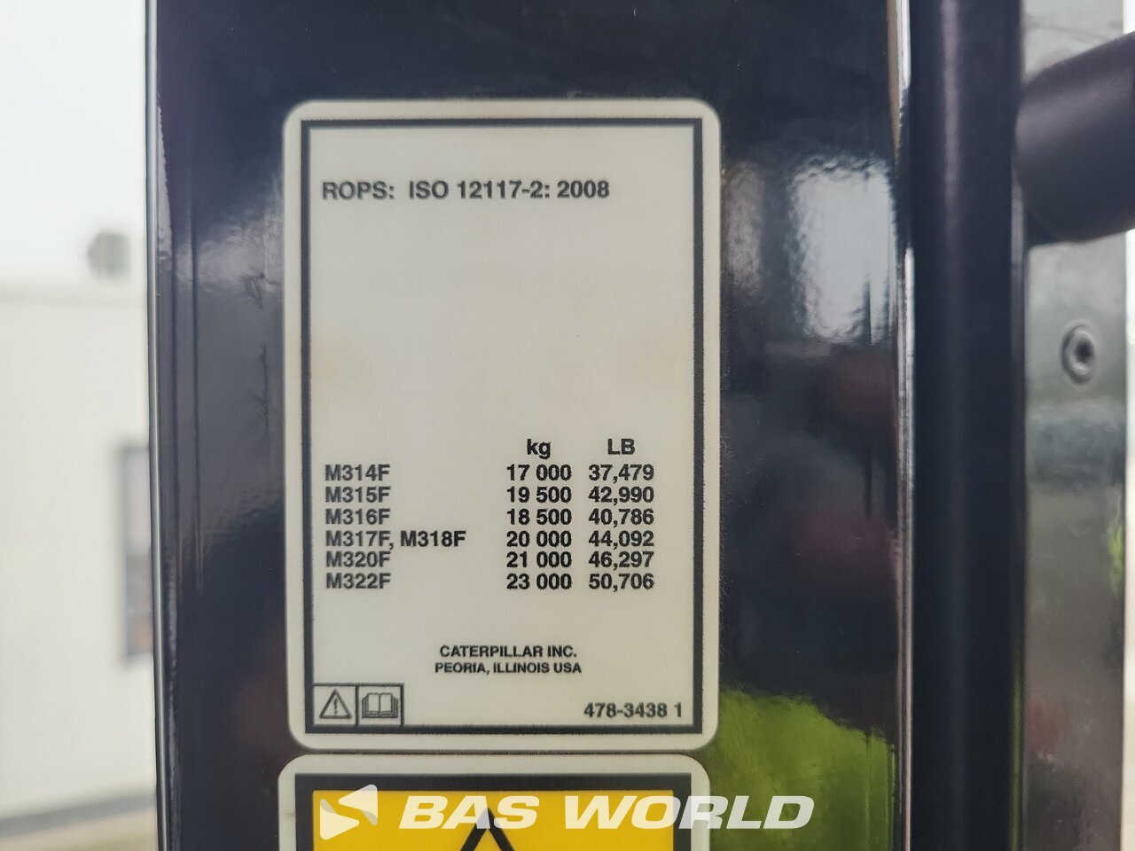 Other : Caterpillar M314 F Pelle sur pneus