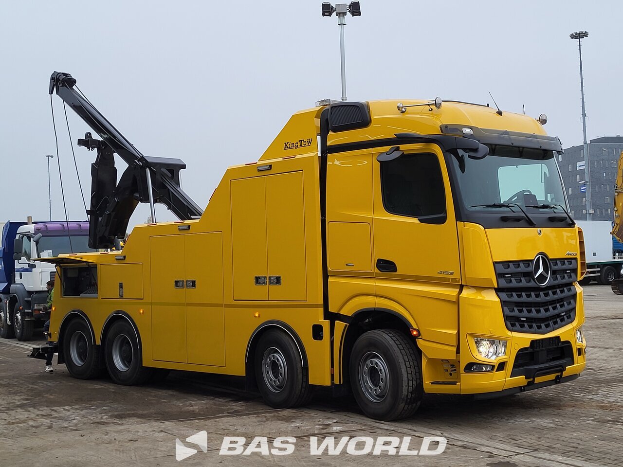 Other : Mercedes Arocs 4158 8X4 Miller Industries Century 6035 Coach Lowrider Véhicule de sauvetage