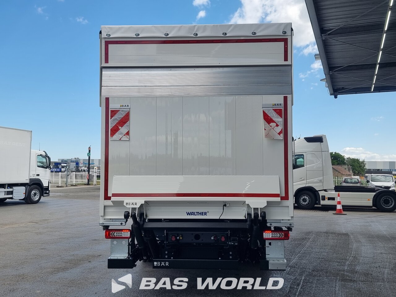 Other : Renault D 280 4X2 Walther Camion rideaux coulissants