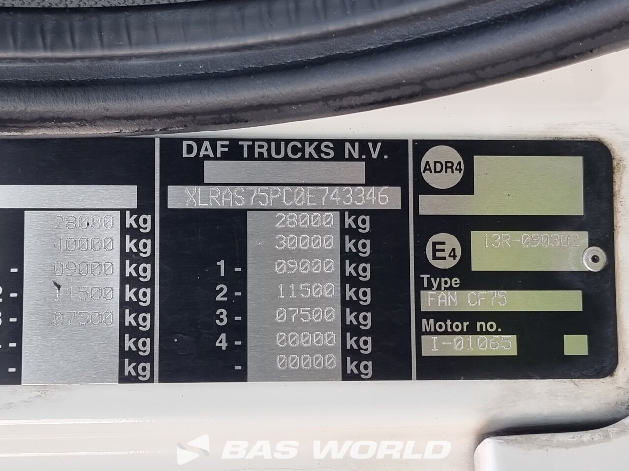 Other : DAF CF75.250 6X2 Translift Type: Plus camion à bras