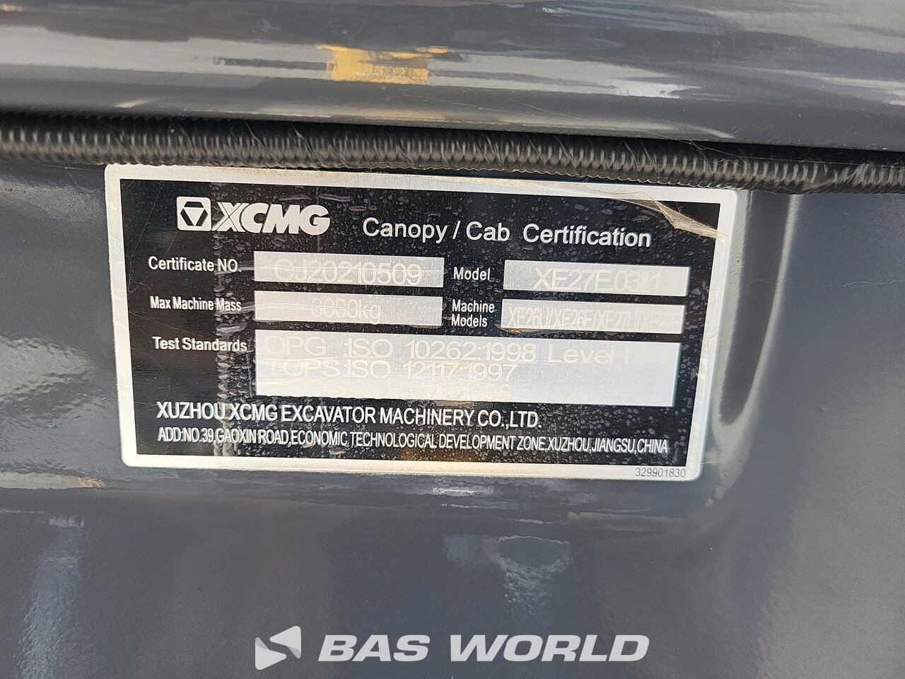 Other : XCMG XE27 E Minigrävare