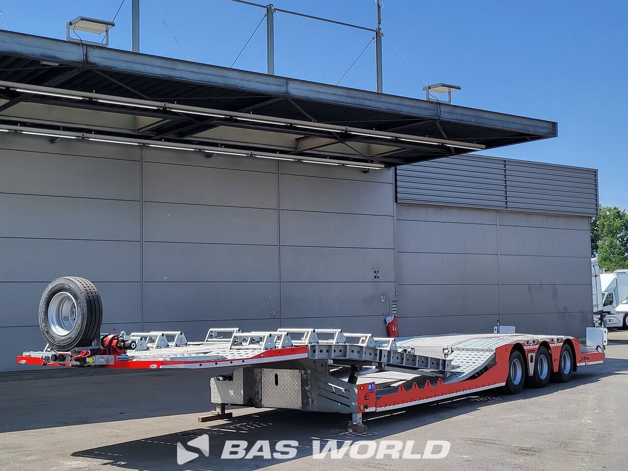 Front left : EROGLU Car/Truck Transporter Semi Trailer