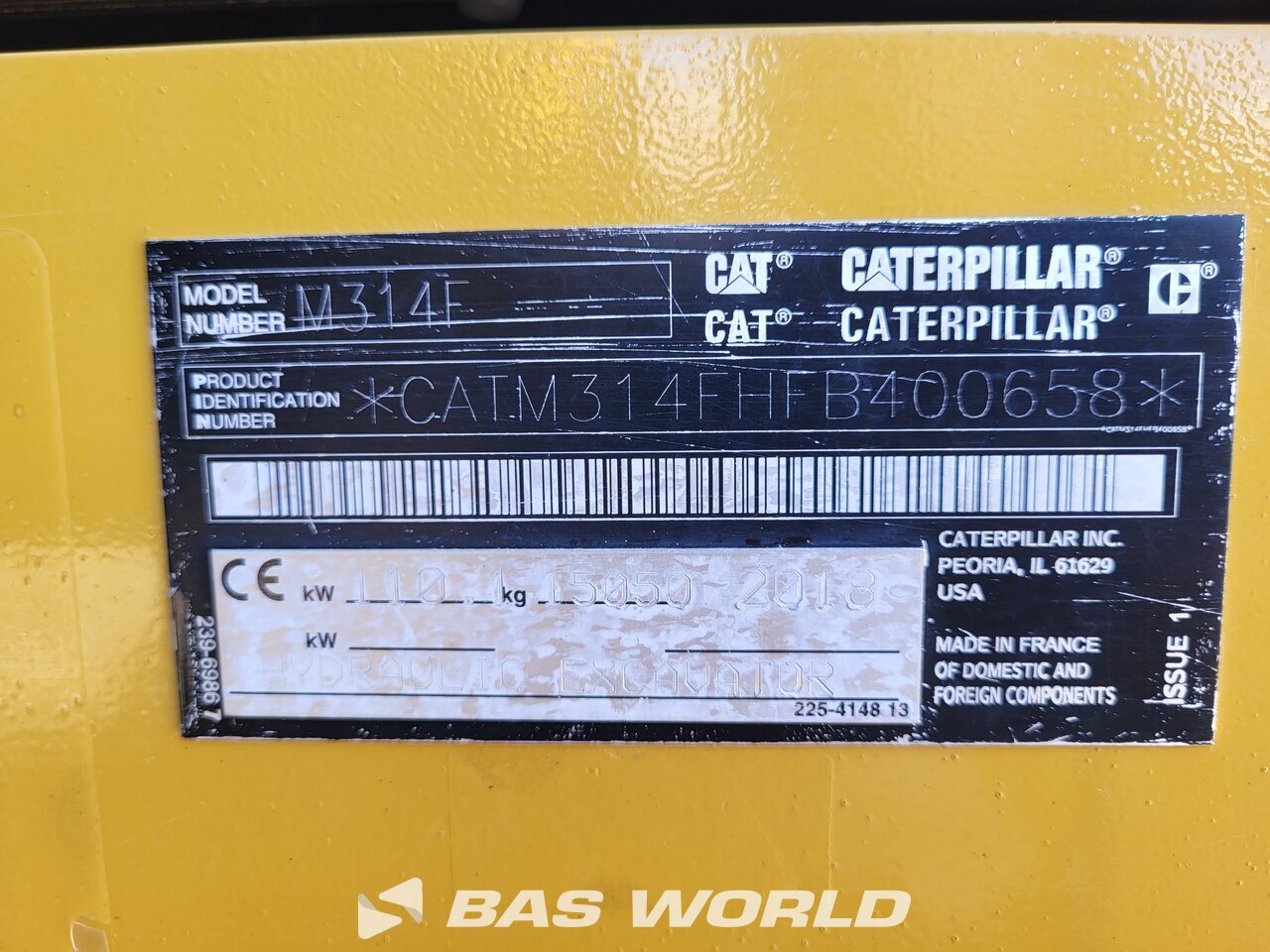 Other : Caterpillar M314 F Pelle sur pneus