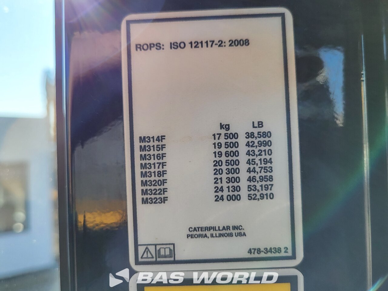 Other : Caterpillar M314 F Pelle sur pneus