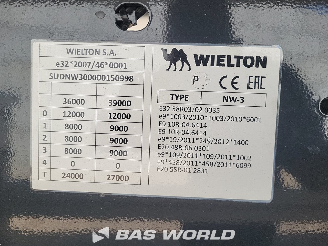 Other : Wielton Semi-remorque Benne