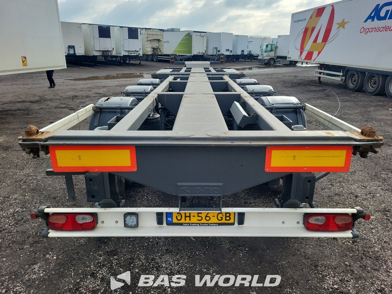 Other : D-TEC Semi-remorque châssis porte-conteneurs