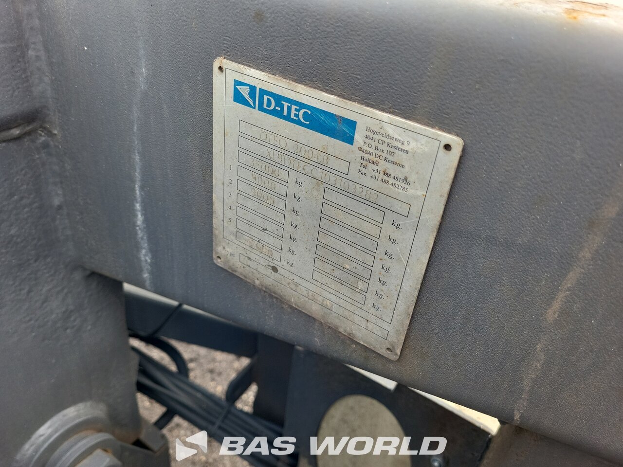 Other : D-TEC Semi-remorque châssis porte-conteneurs