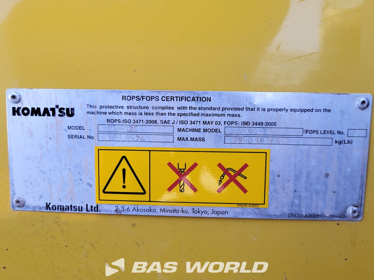 Other : Komatsu WA500-8 Chargeuse sur pneus
