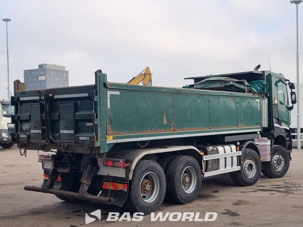 Other : Renault Kerax 460 8X6 NV Waf type: FC 169-5-5780 Camion Benne