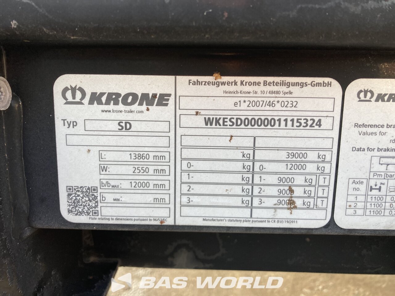 Other : Krone Semi-remorques rideaux coulissants