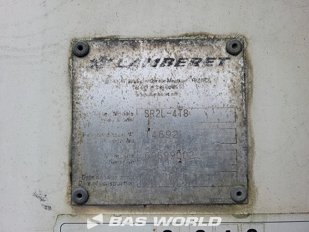 Other : Lamberet Carrier Vector 1850 Semi-remorque frigorifique