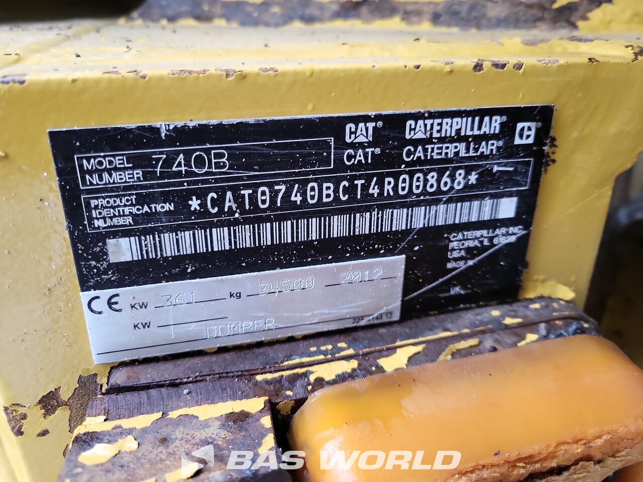 Other : Caterpillar 740 B Tombereau