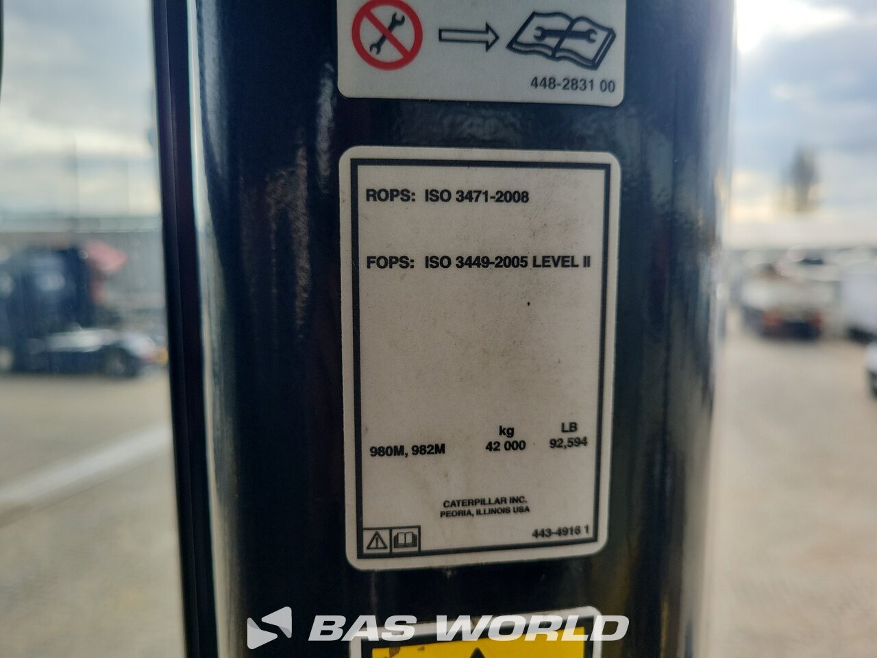 Other : Caterpillar 982 M Chargeuse sur pneus